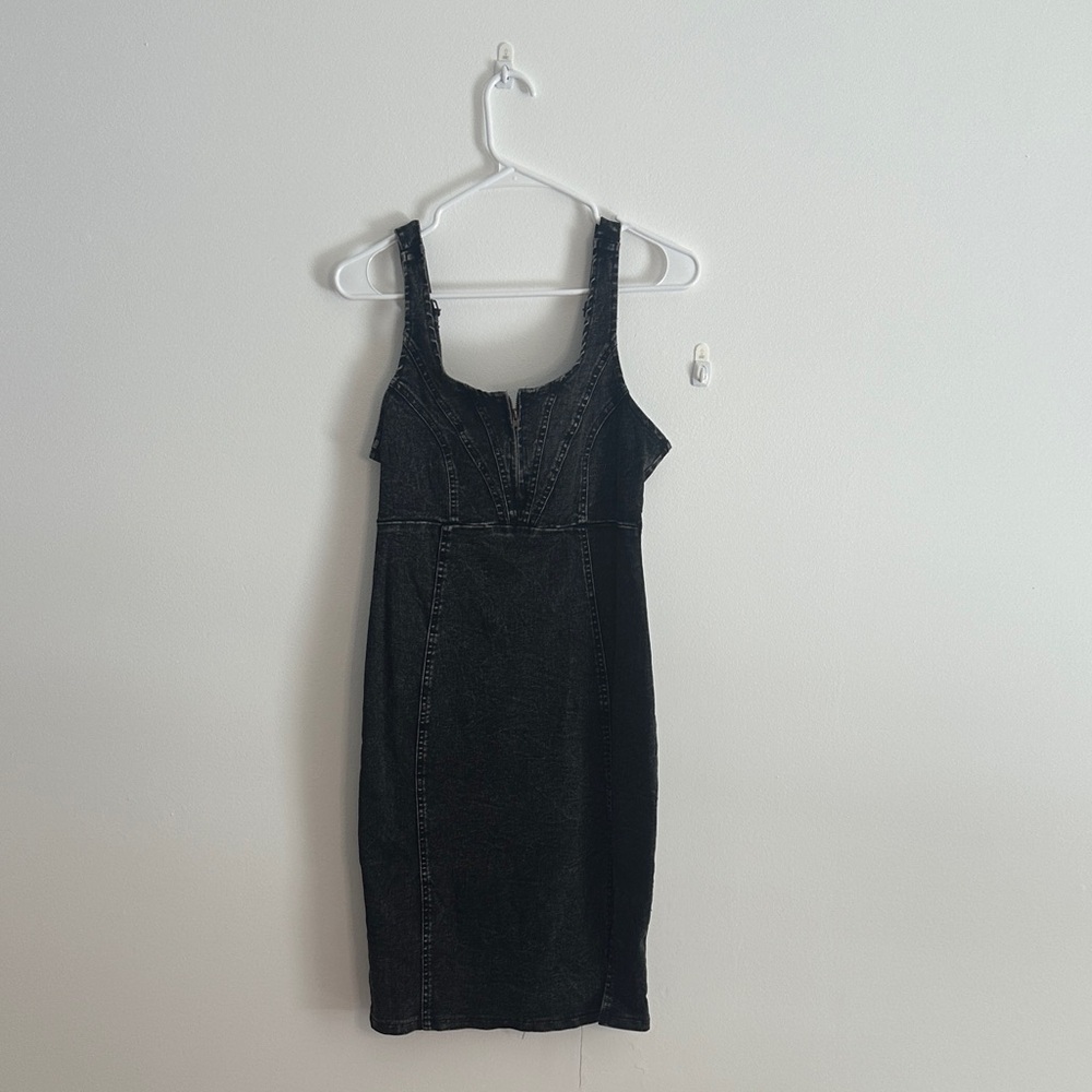 Black Denim Dress